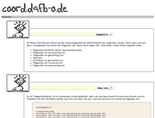 Tablet Screenshot of coord.dafb-o.de